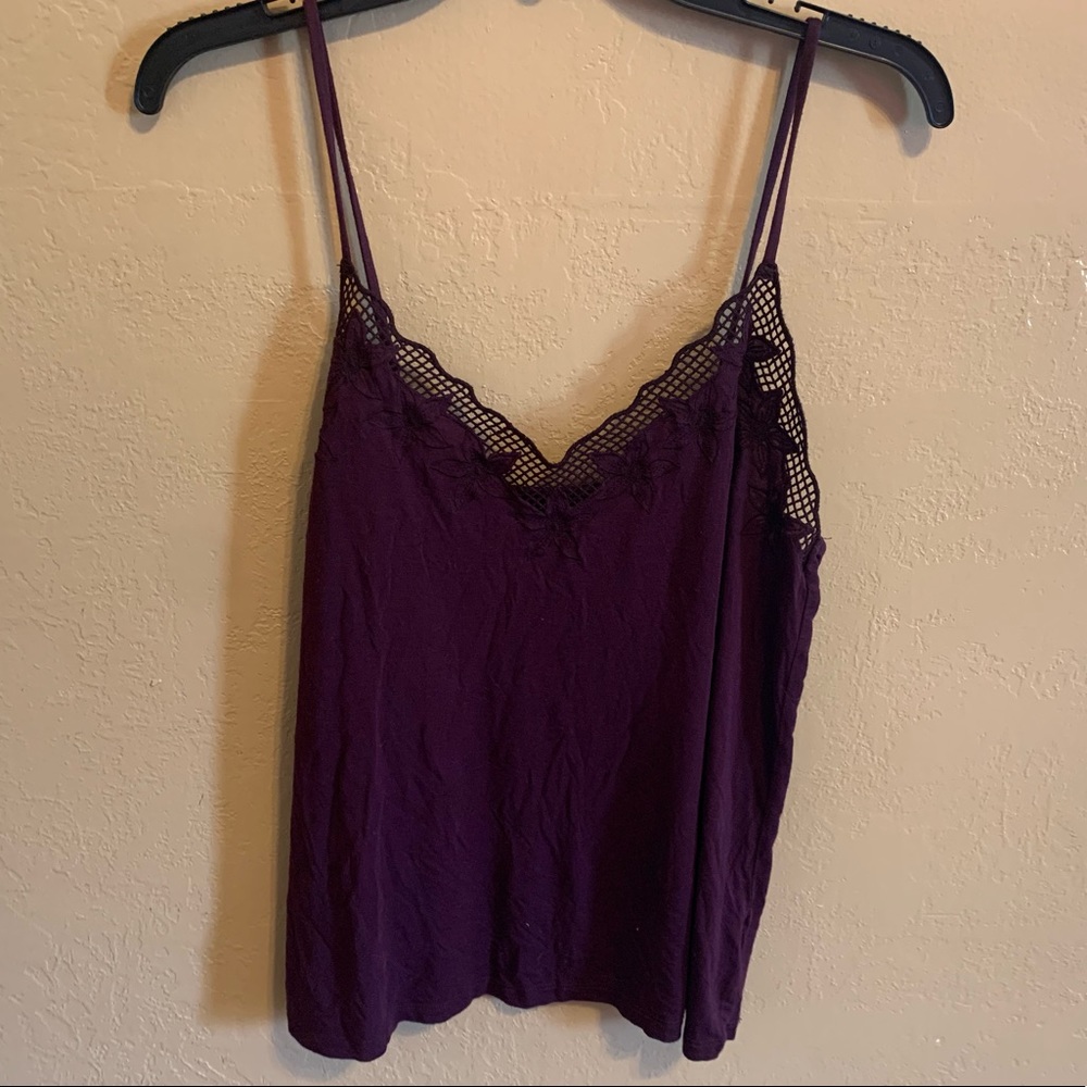American Eagle soft and sexy tank cami maroon size medium